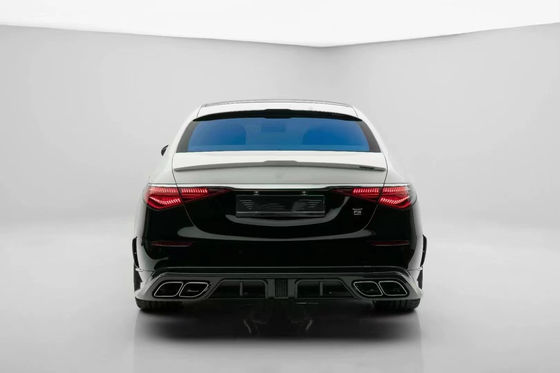 Mercedes S S-Sınıf W223 Maybach Karbon Elyafı Vücut Kit W223 Maybach Geliştirilmiş MSY Tarzı Ön Kürek Diffuser Spoiler
