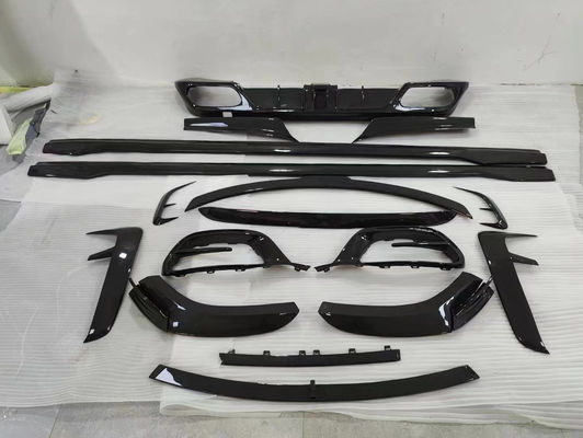 Mercedes S S-Sınıf W223 Maybach Karbon Elyafı Vücut Kit W223 Maybach Geliştirilmiş MSY Tarzı Ön Kürek Diffuser Spoiler