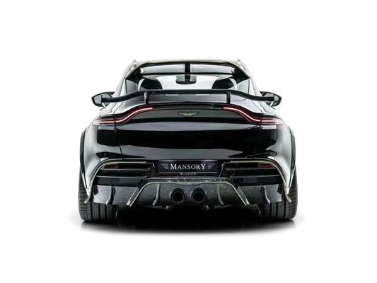 Parlak Siyah Aston Martin Body Kit DBX MSY Tarzı Karbon Fiber Spoiler Wing