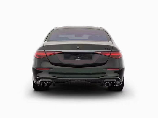 Mercedes S Sınıfı W223 S400 S450 Karbon Fiber Bodies Kit W223 Maybach Upgraded BUS Style Front Shovel Diffuser Spoiler
