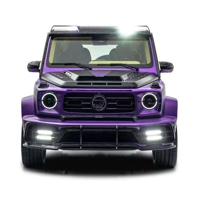 Mercedes W464 G500 G63 Karbon Fiber Bodies Kit W464 Upgraded MSY P920 Style Ön ve Arka Bumper Spoiler Hood Bodies Kit
