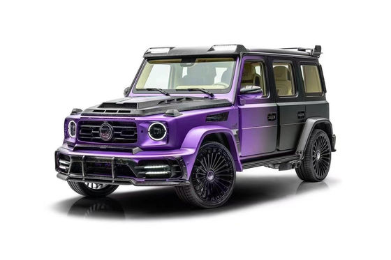 Mercedes W464 G500 G63 Karbon Fiber Bodies Kit W464 Upgraded MSY P920 Style Ön ve Arka Bumper Spoiler Hood Bodies Kit