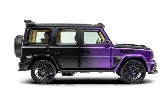 Mercedes W464 G500 G63 Karbon Fiber Bodies Kit W464 Upgraded MSY P920 Style Ön ve Arka Bumper Spoiler Hood Bodies Kit