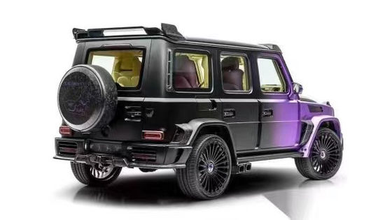 Mercedes W464 G500 G63 Karbon Fiber Bodies Kit W464 Upgraded MSY P920 Style Ön ve Arka Bumper Spoiler Hood Bodies Kit
