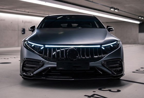 Mercedes EQS Karbon Fiber Bodies Kit için EQS Upgrade BS Style Karbon Fiber Front Lip Diffuser Spoiler Body Kit