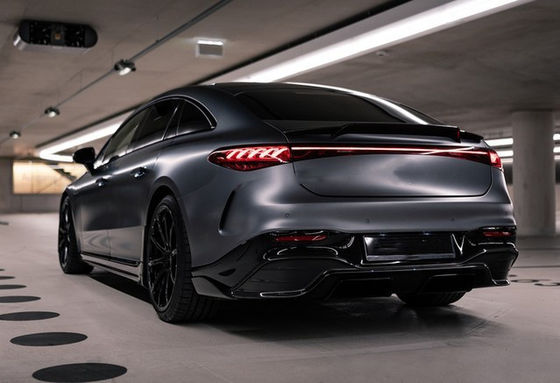 Mercedes EQS Karbon Fiber Bodies Kit için EQS Upgrade BS Style Karbon Fiber Front Lip Diffuser Spoiler Body Kit