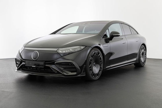 Mercedes EQS Karbon Fiber Bodies Kit için EQS Upgrade BS Style Karbon Fiber Front Lip Diffuser Spoiler Body Kit