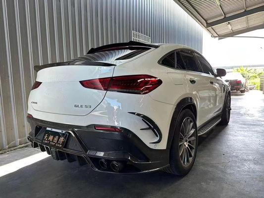 Mercedes-Benz GLE Coupe Karbon Elyafı Beden Kütüphane GLE Coupe MSY Stil Karbon Elyafı Ön Dudak Diffuser Spoiler Kit