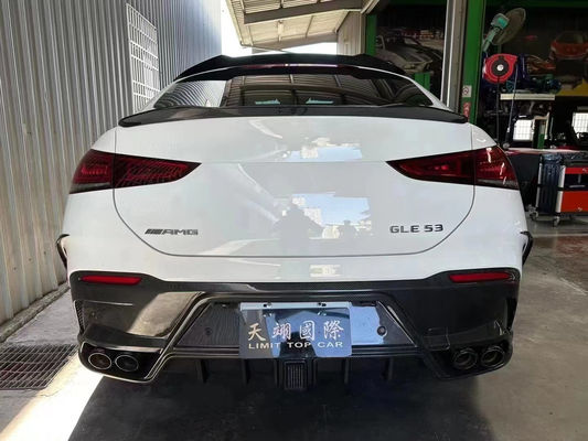 Mercedes-Benz GLE Coupe Karbon Elyafı Beden Kütüphane GLE Coupe MSY Stil Karbon Elyafı Ön Dudak Diffuser Spoiler Kit