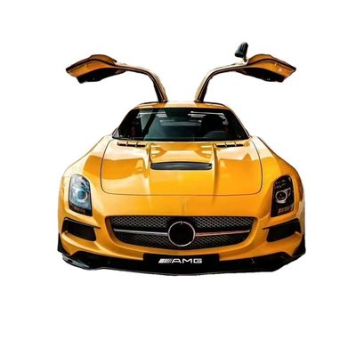 Mercedes SLS R197 Karbon Fiber Body Kit SLS Upgrades Black Series Style Ön ve Arka Tampon Spoiler Hood için