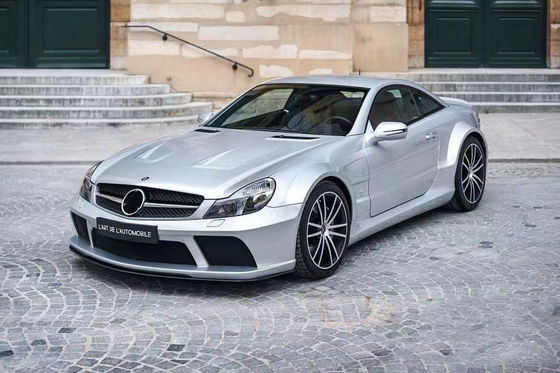 Mercedes SL R230 Geniş Beden Kiti için SL R230 Yükseltilmiş BS Stil Ön ve Arka Tampon Spoiler Geniş Beden Kiti