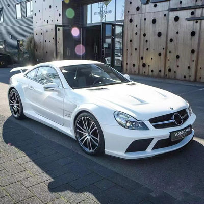 Mercedes SL R230 Geniş Beden Kiti için SL R230 Yükseltilmiş BS Stil Ön ve Arka Tampon Spoiler Geniş Beden Kiti