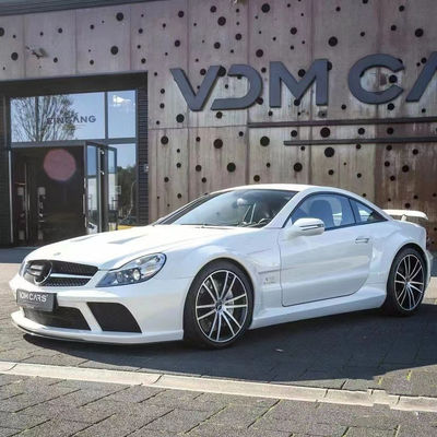 Mercedes SL R230 Geniş Beden Kiti için SL R230 Yükseltilmiş BS Stil Ön ve Arka Tampon Spoiler Geniş Beden Kiti
