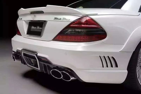Mercedes SL R230 Geniş Beden Kiti için SL R230 WD Stil Ön ve Arka Bump Spoiler Geniş Beden Kiti