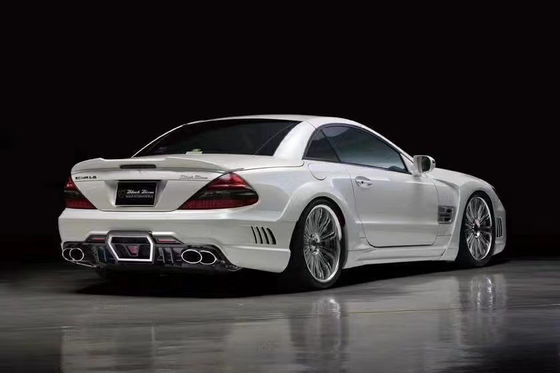 Mercedes SL R230 Geniş Beden Kiti için SL R230 WD Stil Ön ve Arka Bump Spoiler Geniş Beden Kiti