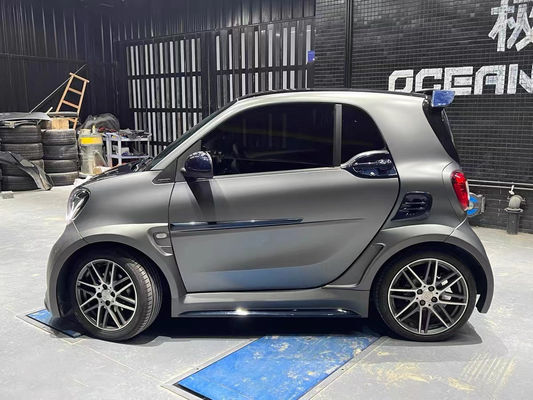Mercedes için SMART Karbon Fiber Bodies Kit SMART Upgrades MSY tarzı Karbon Fiber Front Lip Diffuser Spoiler Widebody Kit