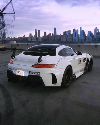 Mercedes AMG GT Karbon Fiber Geniş Vücut Kiti için AMG GT CBE Tarzı Yükseltme Ön Dudak Diffuser Spoiler Geniş Vücut Kiti