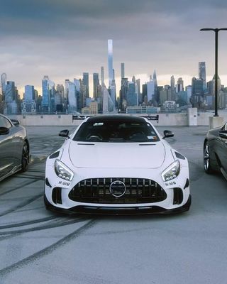 Mercedes AMG GT Karbon Fiber Geniş Vücut Kiti için AMG GT CBE Tarzı Yükseltme Ön Dudak Diffuser Spoiler Geniş Vücut Kiti