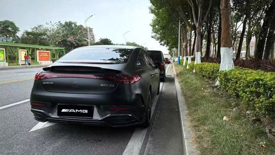 Mercedes EQE Karbon Fiber Bodies Kit için EQE Upgrade BS Style Karbon Fiber Front Lip Diffuser Spoiler Body Kit