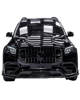 Mercedes X167 GLS450 Karbon Fiber Body Kit için GLS Upgrade BS Style Ön Dudak Diffuser Spoiler Widebody Kit