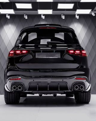 Mercedes X167 GLS450 Karbon Fiber Body Kit için GLS Upgrade BS Style Ön Dudak Diffuser Spoiler Widebody Kit