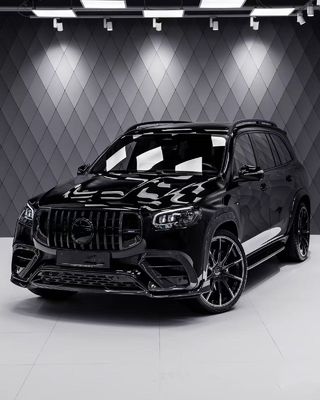 Mercedes X167 GLS450 Karbon Fiber Body Kit için GLS Upgrade BS Style Ön Dudak Diffuser Spoiler Widebody Kit