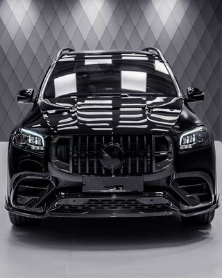 Mercedes X167 GLS450 Karbon Fiber Body Kit için GLS Upgrade BS Style Ön Dudak Diffuser Spoiler Widebody Kit
