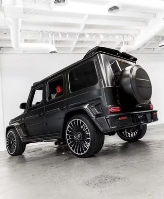 W464 G500 G63 Mercedes Body Kit G800 Stil Araba Ön Tampon Spoiler Tekerlek kemerleri